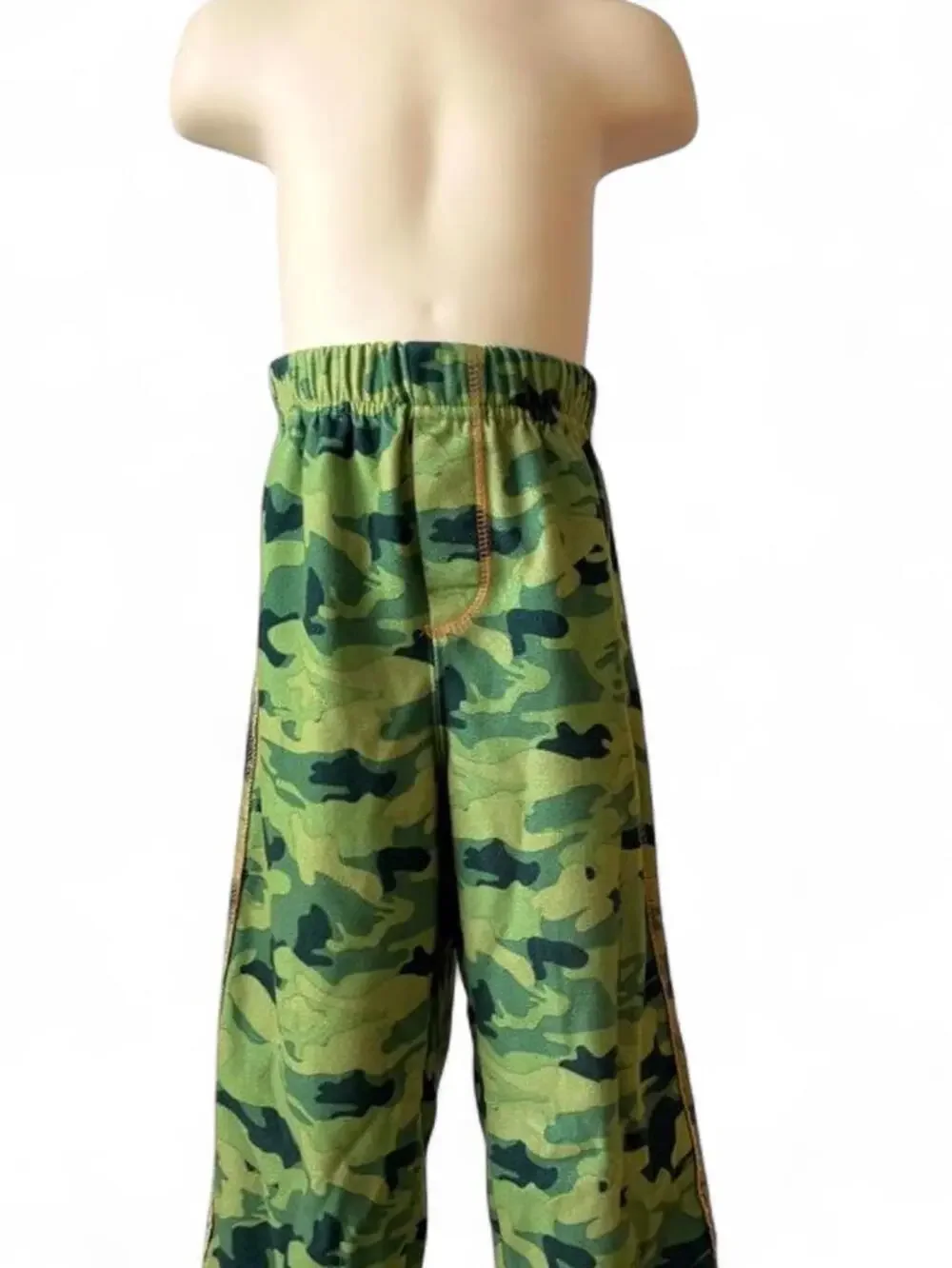 Carters green camo wide leg...